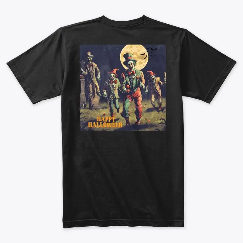 Circus Halloween Custom T Design 