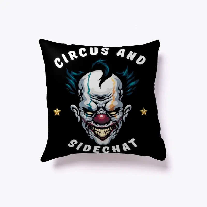 Circus and Side Chat Plush Pillow